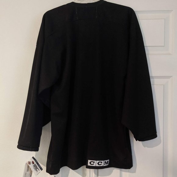 SOLD! Men's Size M Black Vintage Colorado Avalanche Hockey Practice Jersey - NWT - Picture 3 of 9